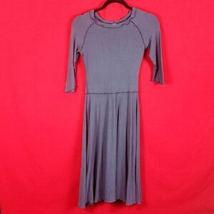 ANGELROX Audrey Dress Bamboo Blend Gray Womens Size Bird‎ 2/4